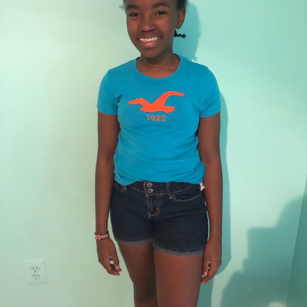 Hollister blue top